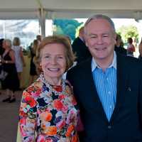 <p>From L: Shelby White, Daily Voice Founder and CEO Carll Tucker, author Jane Bryant Quinn.</p>