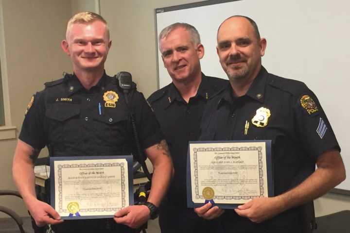 Two Greenwich Cops Honored For Saving Life Of Man Caught In Garbage Truck