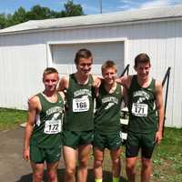 <p>The 4x800 relay team of Eamon Coburn, Watts, Eli Waxler and JC Yahia won the Division 2 State Championship.</p>