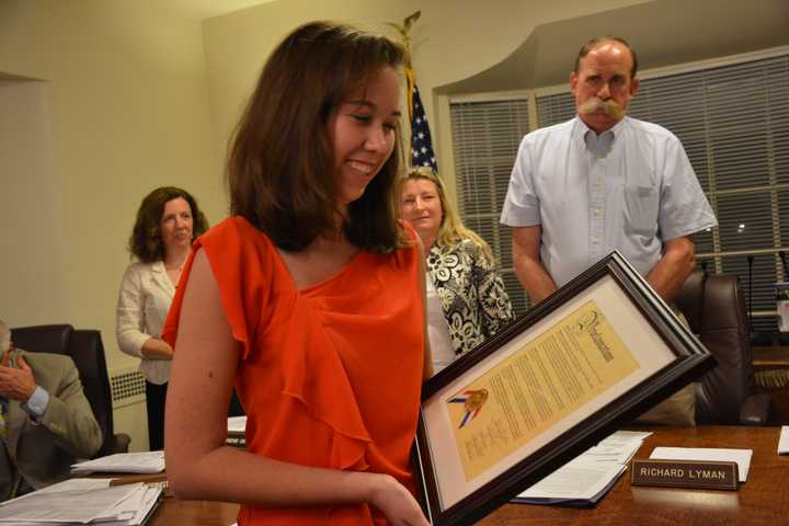 Fox Lane Valedictorian, Salutatorian Honored By Pound Ridge Town Board