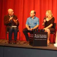 <p>From left, Brian Ackerman, programming director at Jacob Burns Film Center; Brian Vangor of Indian Point; Ivy Meeropol, director of &quot;Indian Point&quot;; activist Marilyn Elie; and journalist Roger Witherspoon.</p>