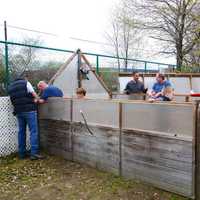 How Many Dads Does It Take To Erect A Simple Outdoor Structure?