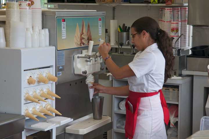 Soft serve is king at Red Rooster.