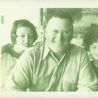 <p>White Plains resident Sheila Klatzky, on left, with her dad, Arnold Klatzky, and sister.</p>