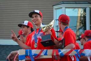 State Champion Byram Hills Baseball Team Gets Hometown Celebration 