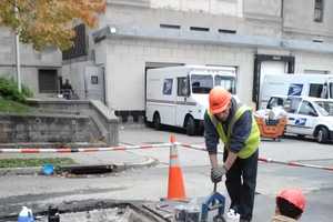 Con Edison Working On Repairs On Central, Hartsdale Avenue