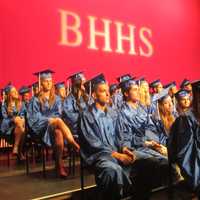 <p>Byram Hills graduates about to receive their diploma. </p>