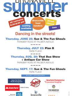 Bronxville Chamber Sponsors Free Outdoor Concerts