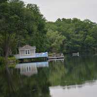 <p>Blue Heron Lake in Pound Ridge.</p>