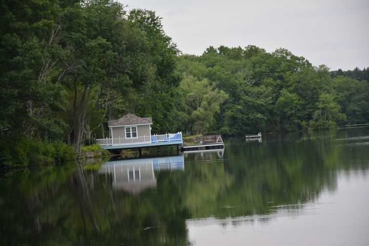 Blue Heron Lake in Pound Ridge.