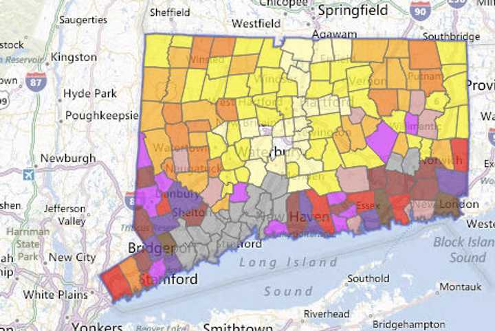 More than 245,000 customers out of 1,240,256 total customers served by Connecticut Light and Power in Connecticut are out of power as of Thursday morning.