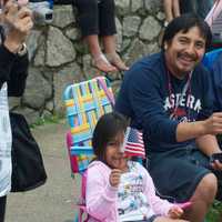 <p>Spectators line the streets to watch Sunday&#x27;s Barnum Festival Great Street Parade.</p>