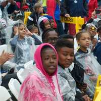 <p>Spectators line the streets to watch Sunday&#x27;s Barnum Festival Great Street Parade.</p>