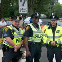 <p>Sunday&#x27;s Great Street Parade honors First Responders. Members of the Bridgeport Police Department at Sunday&#x27;s parade.</p>