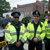 <p>Sunday&#x27;s Great Street Parade honors First Responders. Members of the Bridgeport PD at Sunday&#x27;s parade.</p>