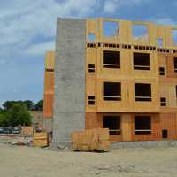 <p>Construction continues at 1 Kennedy Flats in downtown Danbury </p>