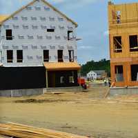 <p>Construction continues at 1 Kennedy Flats in downtown Danbury </p>