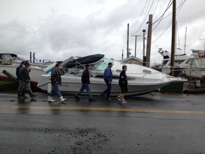 Gov. Andrew Cuomo recounted Hurricane Sandy in call with reporters.