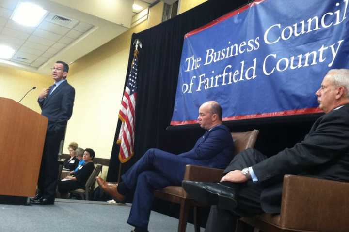 Malloy Defends Record In Speech Before Business Council Of Fairfield County