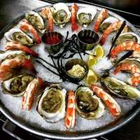 <p>Seafood sampler at Stamford&#x27;s F.I.S.H.</p>