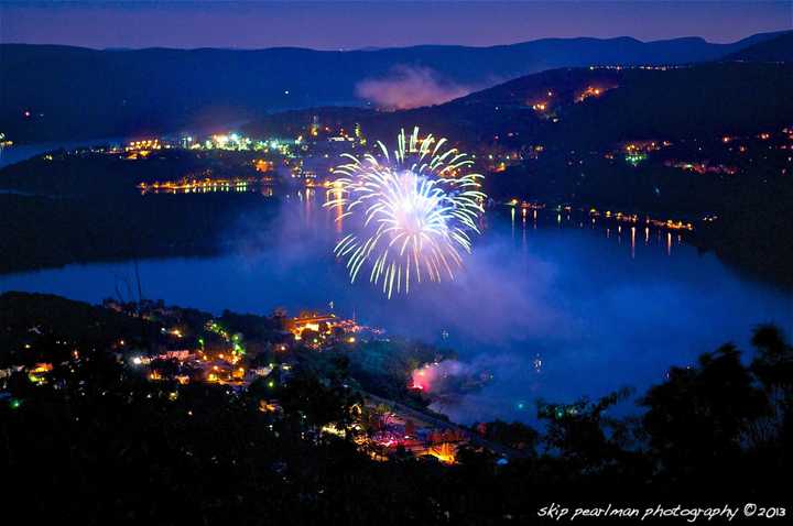 Fireworks over Cold Spring.