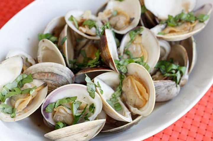 Steamed clams from Social on 6 in Mahopac.