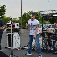 <p>Fast Ricky performs the first set in the parking lot at the Danbury Fair Mall. </p>