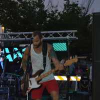 <p>The Wild Ones rock the crowd before the fireworks at the Danbury Fair Mall. </p>