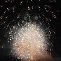 <p>Fireworks sizzle </p>