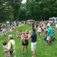 <p>Saturday&#x27;s parade ends at Tilley Pond Park, where families found entertainment and refreshments.</p>