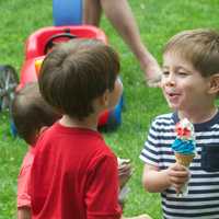 <p>Two boys talk ice cream and life after Saturday&#x27;s parade.</p>