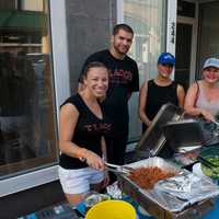 <p>Tiago&#x27;s Bar &amp; Grill provides some of the food at Tuesday&#x27;s block party.</p>