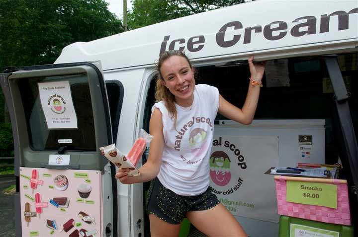 Visitors to Martin Park Beach in Ridgefield can find tasty ice cream right on the beach.