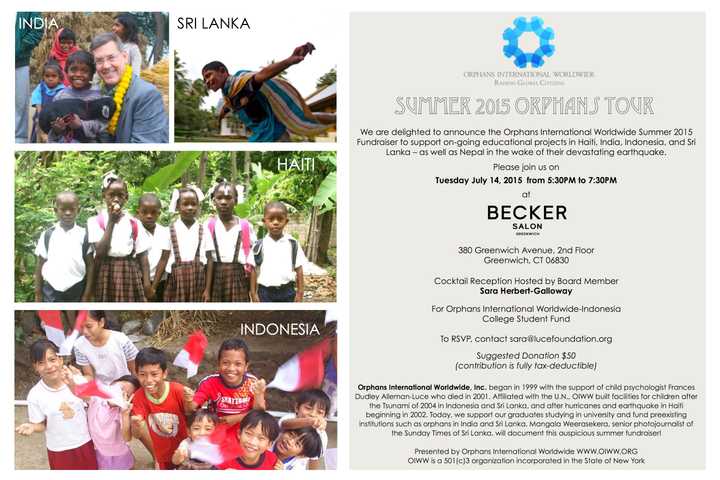 Greenwich Cocktail Reception Benefits Orphans 