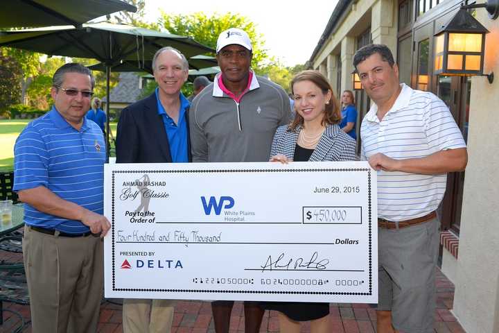 White Plains Hospital Hosts Ahmad Rashad Golf Classic