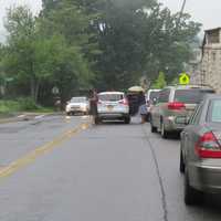 <p>Eastchester police were tasked with expediting foot and vehicular traffic as hundreds made their way to the Immaculate Conception Church in Tuckahoe for John Crimmin&#x27;s funeral on Thursday.</p>