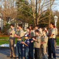 <p>Local Boy Scout troops were among the attendees at North Salem&#x27;s Veterans Day ceremony Sunday.</p>