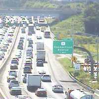 <p>I-95 is bumper-to-bumper in both directions near Route 7 in Norwalk. </p>