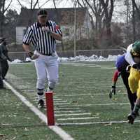 <p>Norwalk&#x27;s Mysonne Pollard heads toward the end zone for Norwalk&#x27;s second touchdown in Sunday&#x27;s game against Hartford.</p>