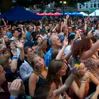 <p>Thursday&#x27;s season debut of the Alive@Five outdoor concert series brings plenty of music lovers to Columbus Park.</p>