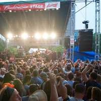 <p>Thursday&#x27;s season debut of the Alive@Five outdoor concert series brings plenty of music lovers to Columbus Park.</p>