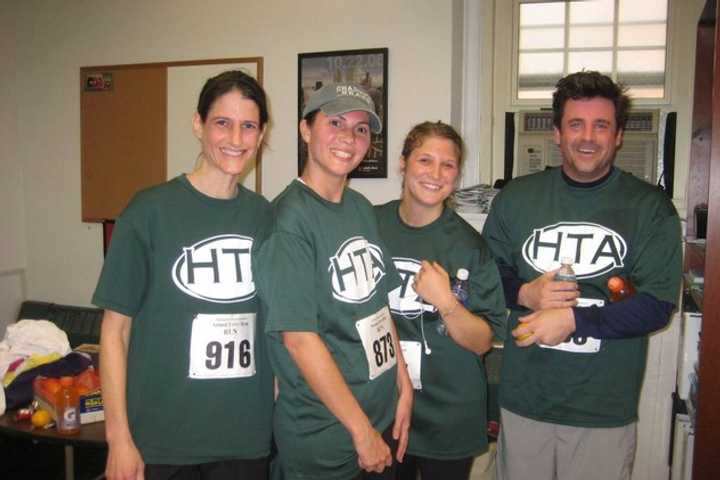 Members of the Hastings Teachers Association took part in the Terry Ryan Memorial run last fall. 