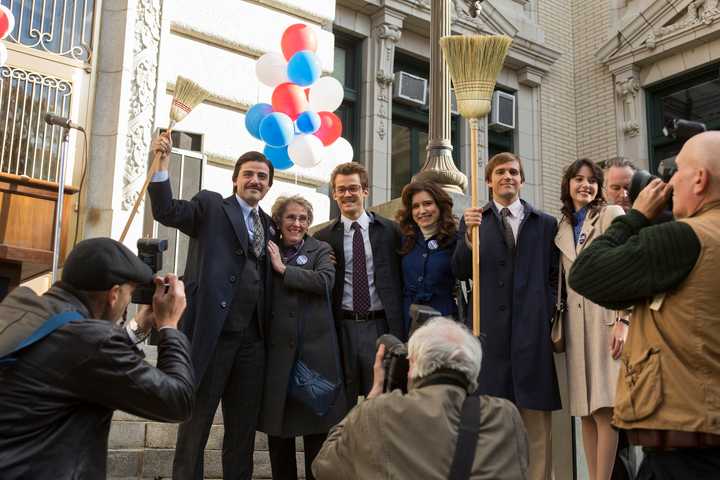 A scene from the HBO miniseries, &quot;Show Me A Hero,&quot; filmed in Yonkers.