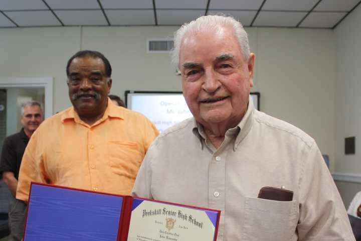Peekskill WWII Veteran Gets High School Diploma After 72 Years