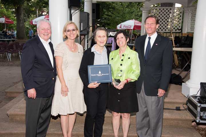 The Mill River Wetland Committee was given the Aquarion Environmental Champion nonprofit award.