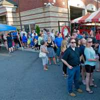 <p>There was a long line waiting to purchase ride tickets and bracelets Thursday night at the MVFD carnival.</p>