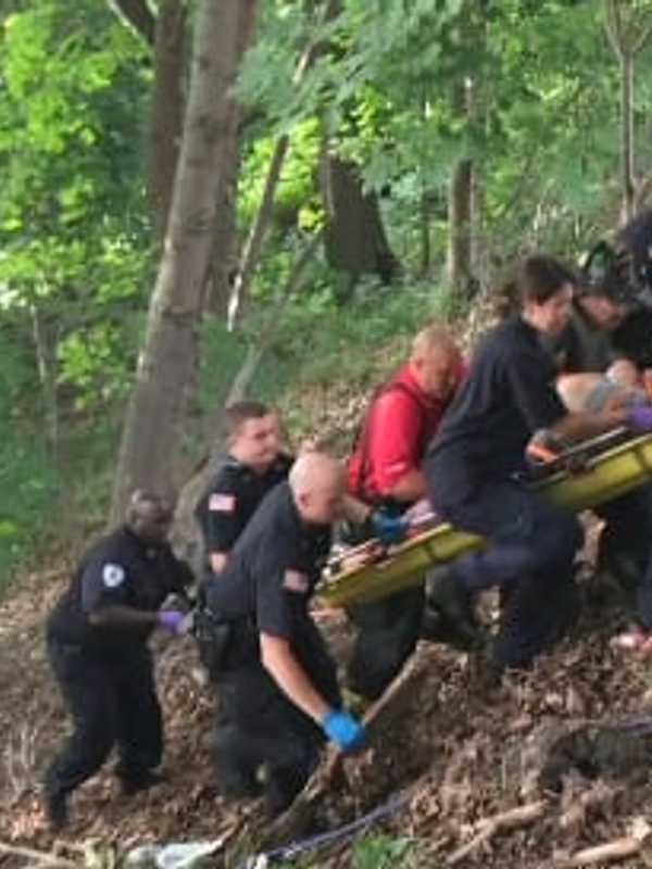 Elderly Woman Rescued From Ossining Ravine