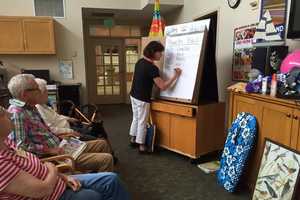 Surf's Up For Adult Day Seniors At Waveny LifeCare Network In New Canaan 