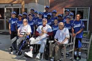 Norwalk Cal Ripken All-Stars Visit Senior Center Prior To State Tourney