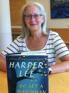 Readers Line Up At Greenwich Library To Read Harper Lee's New Book